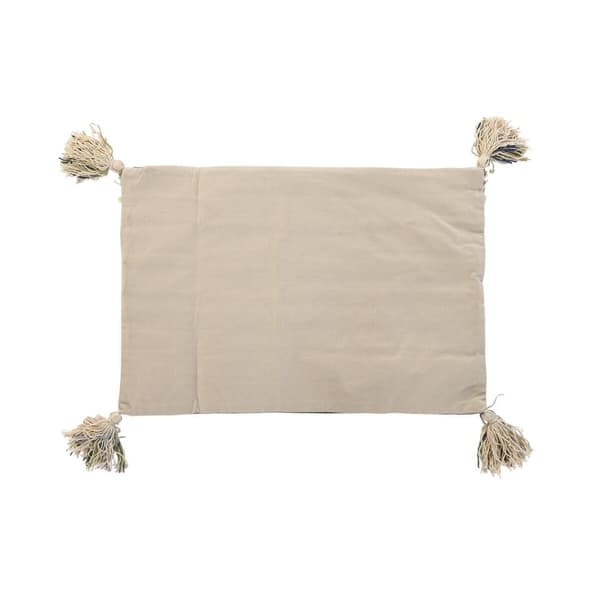 Pudebetræk DKD Home Decor 60 x 1 x 40 cm Multifarvet Frynse