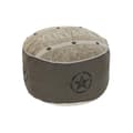 Pikkukuva 1 / 2: Tyyny DKD Home Decor Lattia Beige Polyesteri Puuvilla Nahka Vintage (50 x 50 x 34 cm)