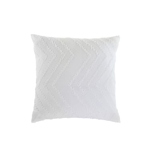 Pude Home ESPRIT Hvid 45 x 45 x 45 cm