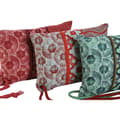 Pikkukuva 2 / 5: Tyyny Home ESPRIT Punainen Vihreä Koralli 30 x 10 x 20 cm (3 osaa)