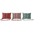 Pikkukuva 1 / 5: Tyyny Home ESPRIT Punainen Vihreä Koralli 30 x 10 x 20 cm (3 osaa)
