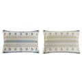 Miniatyrbillede 1 af 4: Pude Home ESPRIT Blå Beige 60 x 10 x 45 cm (2 enheder)