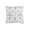 Miniatyrbillede 1 af 4: Pude DKD Home Decor Blå Hvid Firkantet Cvetlice Neoklassisk 45 x 10 x 45 cm