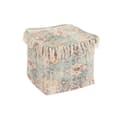 Miniatyrbillede 1 af 3: Pude DKD Home Decor Gulv Brun Grøn Frynse Araber 40 x 40 x 40 cm