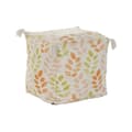 Miniatyrbillede 1 af 4: Floor cushion DKD Home Decor Beige Blad af en plante Shabby Chic 40 x 40 x 40 cm