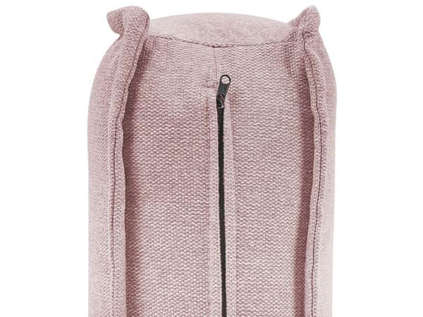 1-sits Sektionssoffa Rosa Träben Tuftad Sits Avtagbar Kuddfodral