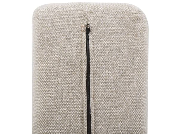 1-sits Sektionssoffa Beige Träben Tuftad Sits Avtagbara Kuddfodral