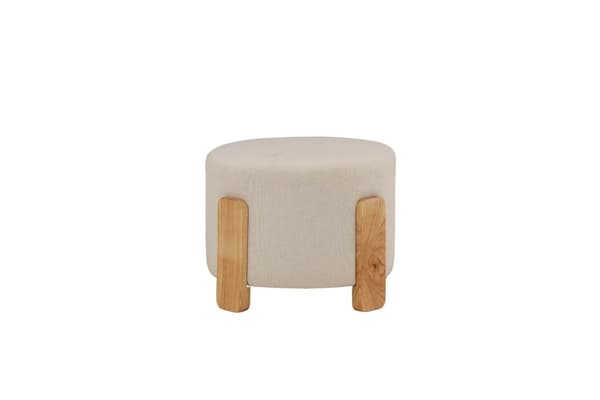 Coffey puff, fotskammel Ø52,5cm  brun.