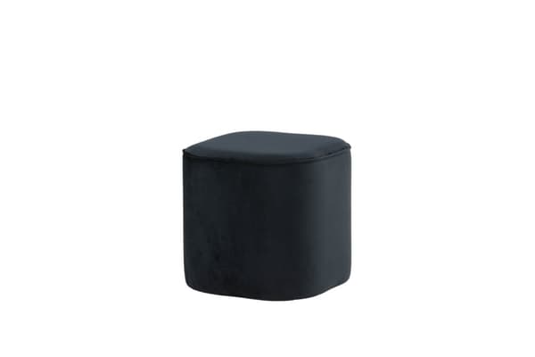 Piff puff, fotskammel Ø44cm velour svart.