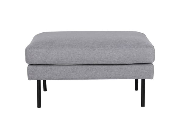 Zoom puff, fotskammel  svart, grå.