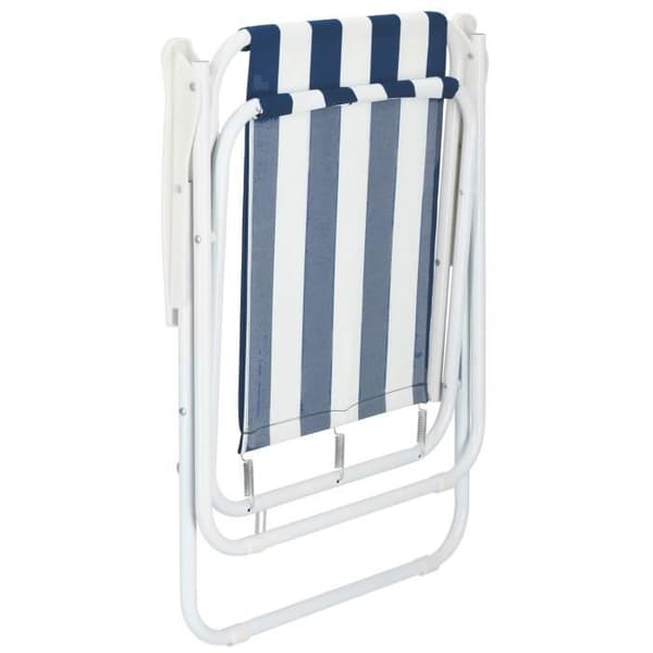 SPRINGOS® Fällbar strandcampingstol 52x59x80 cm - mörkblå