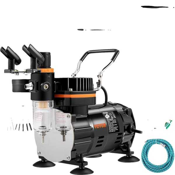 Airbrush sæt, Dual-Action, 120W
