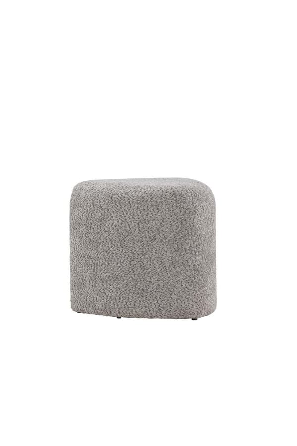 Peg puff Ø46cm grå.