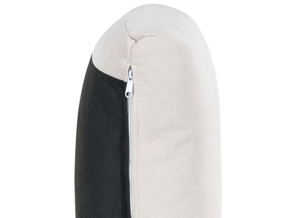 Hörnsektion 1-sits Ljusbeige Polyestertyg Klädd Fåtölj med Dyna Modul Del av Modulsoffa Modern Design Vardagsrum