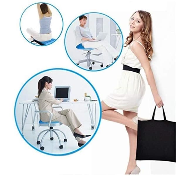Egg Sitter Sittdyna Ortopedisk Gel Sittdyna Andas Honeycomb Memory Foam Komfortkudde