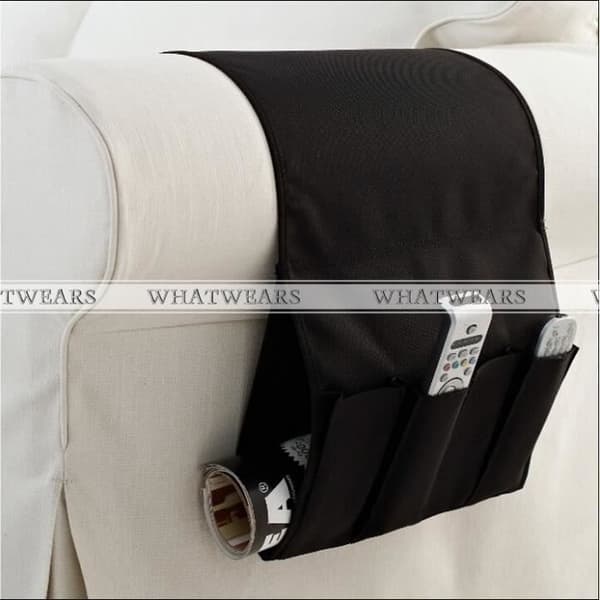 Organisatör för armstöd 6 Ficka Soffstödsfjärrkontroll bordsmatta förvaringspåse soffa rangement WFR