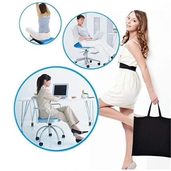 Egg Sitter Sittdyna Ortopedisk Gel Sittdyna Andas Honeycomb Memory Foam Komfortkudde