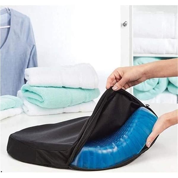 Egg Sitter Sittdyna Ortopedisk Gel Sittdyna Andas Honeycomb Memory Foam Komfortkudde