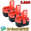 Miniatyrbillede 2 af 2: Bosch 144v batteri, 3500mAh kapacitet, Kompatibel med GSR 144 V, 3 Picec