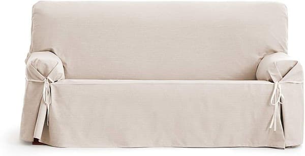 Eysa - F628091 - Garona Protect Vattentätt och ventilerande sofföverdrag, 90% bomull 10% polyester, beige, 140-180 cm