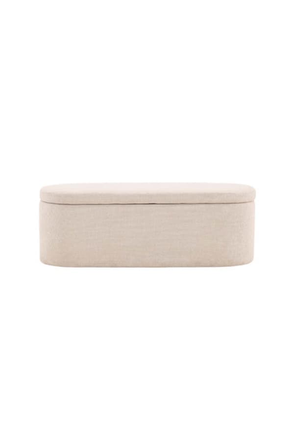 Potenza puf med opbevaring offwhite.