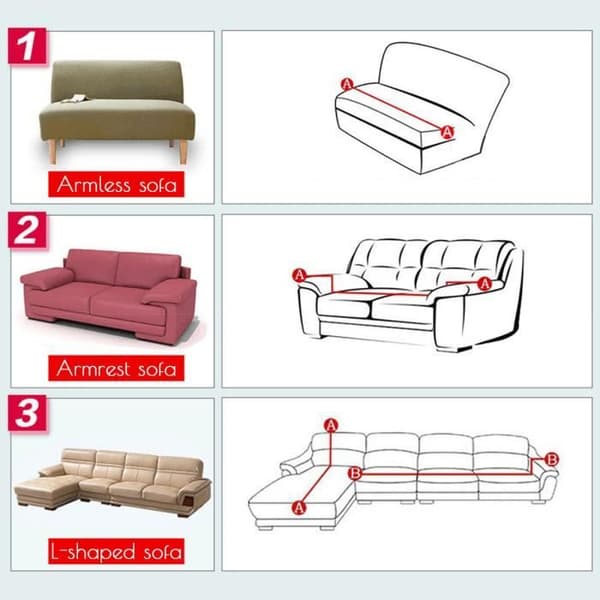 2-sits sofföverdrag Elastisk Stretch Tjock Mjuk passform Cyan