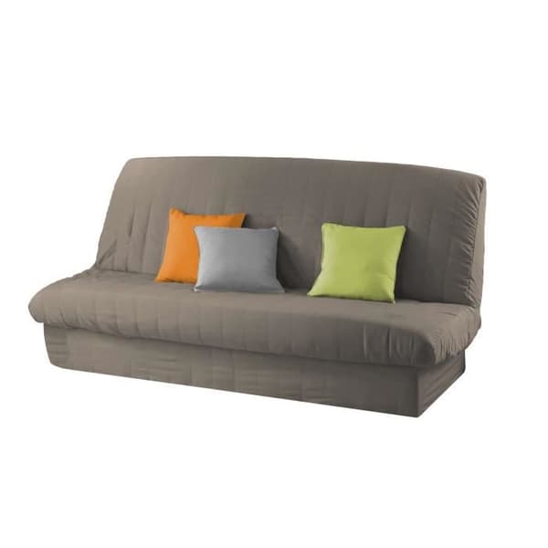 DOUCEUR d'INTERIEUR Vanligt quiltat klick-klack fodral Essential taupe