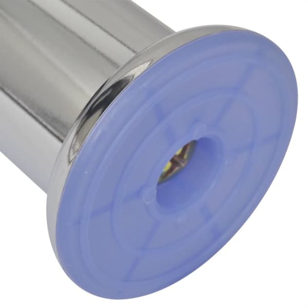 Runda soffben i krom 4 st 60 mm