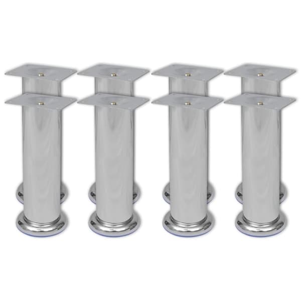 Runda soffben 8 st krom 180 mm