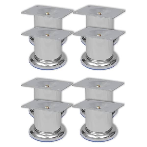 Soffben 8 st rund krom 60 mm