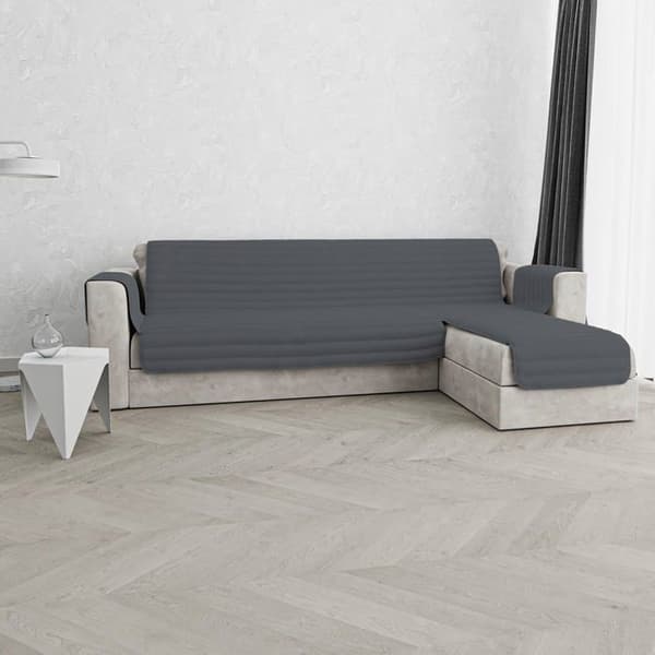 Trendigt sofföverdrag - CDDX-trendig penisola- g.scuro 190 - Elegant Quiltat sofföverdrag, mörkgrå, 190 cm