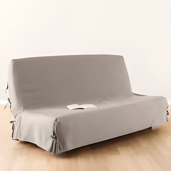 Clic-Clac överdrag - Noname - 140x200cm - 100% Bomull - Tvättbar i 40° - Grå