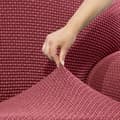 Miniatyrbild 3 av 4: Sofaskins Sofföverdrag - Fuchsia sofföverdrag | 1-sits sofföverdrag