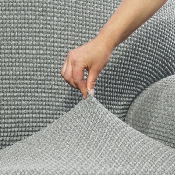 Sofaskins Sofföverdrag - ljusgrå sofföverdrag | 1-sits sofföverdrag