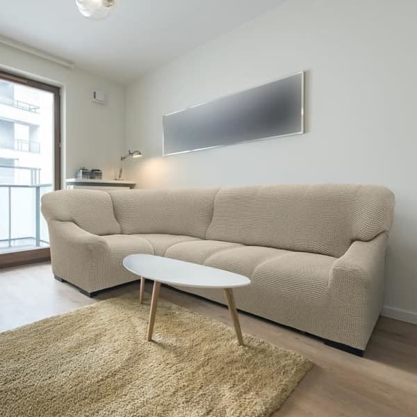 Sofaskins Sofföverdrag - Beige sofföverdrag | Sofföverdrag 340 - 540 cm