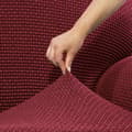 Miniatyrbild 3 av 4: Sofaskins Sofföverdrag - Burgundy sofföverdrag | Sofföverdrag 340 - 540 cm