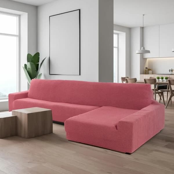 Sofaskins Sofföverdrag - Lätt Fuchsia sofföverdrag | Sofföverdrag Vänster Arm Lång 210 - 340 cm