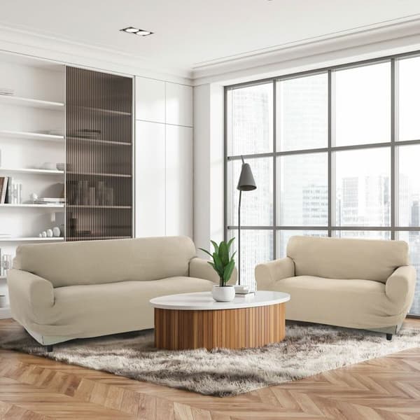 Sofakover Pocket Duo Romeo 2 Units Sofföverdrag - Beige