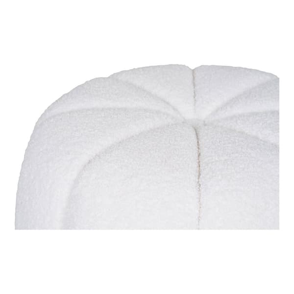 2 x Paisley puf Ø48cm offwhite.