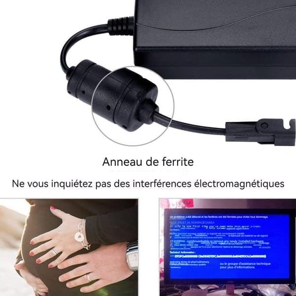 TD® Liggstol Soffa Sittadapter Elektrisk anslutning Liggande Avkopplande Massage Sits Mycket hög effekt 120W Max