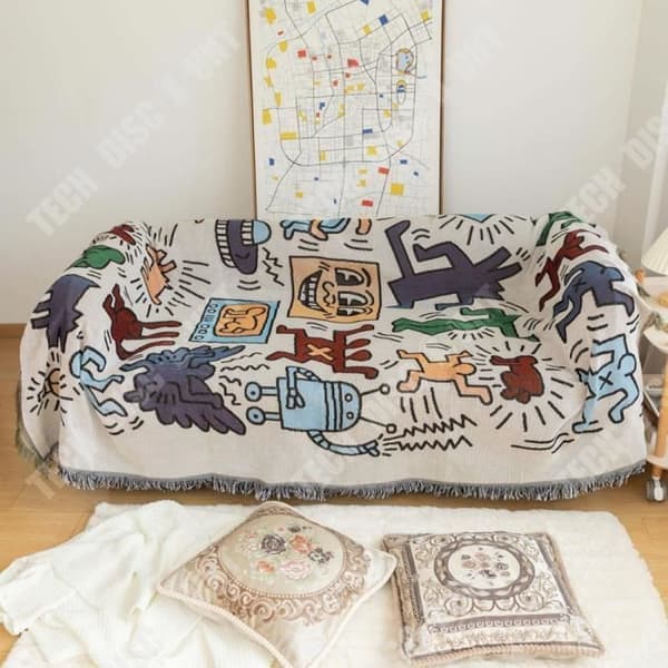 TD® Nordic Sofföverdrag Sofföverdrag Soffa Handduk Graffiti Master Enkel sofföverdrag Dekorativ gobeläng