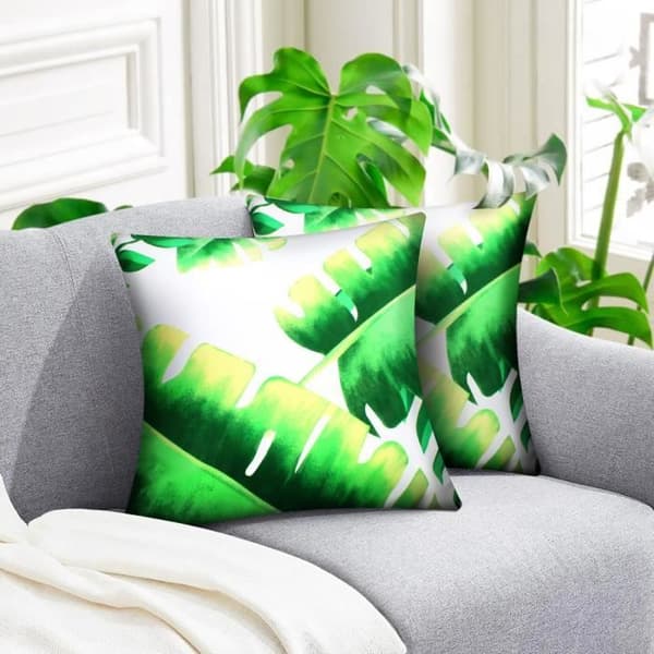 Set med 2 Kuddöverdrag 40x40 cm Mönster Deliciosa