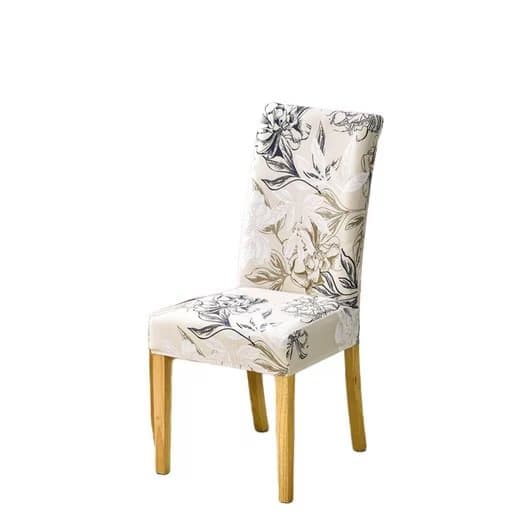 Elastisk stolebetræk, skridsikkert design 36-48 cm, vaskbart - 1/2-pak