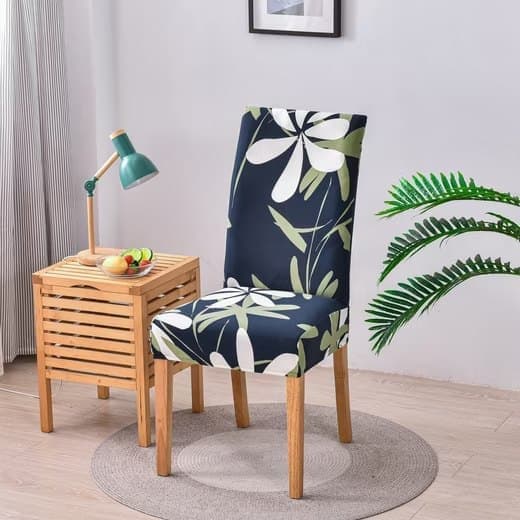 Elastisk stolebetræk, skridsikkert design 36-48 cm, vaskbart - 1/2-pak