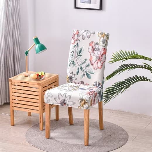Elastisk stolebetræk, skridsikkert design 36-48 cm, vaskbart - 1/2-pak