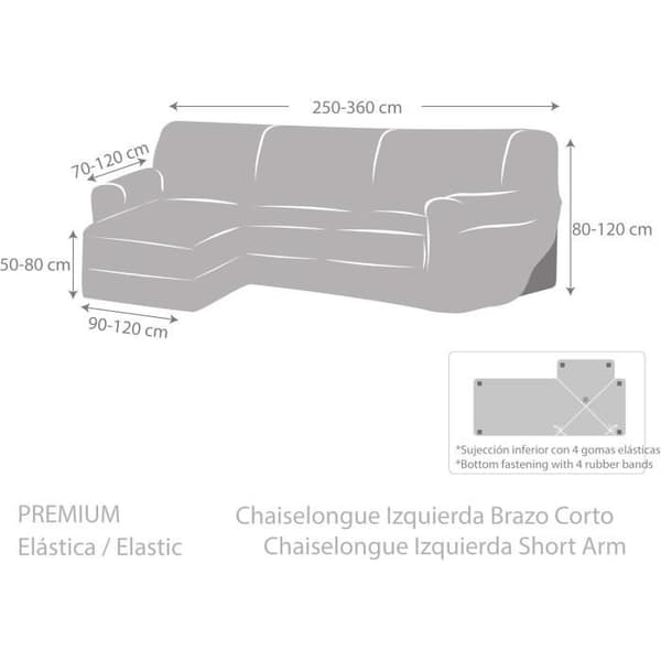 Housse till Soffa 3D Super Elastisk Eysa Röd 305