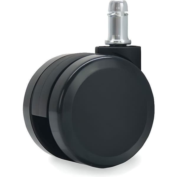 Universell roulette - WAYTEX - 60 mm - Kompatibel med alla golv - Färg svart - Pinne 11 mm