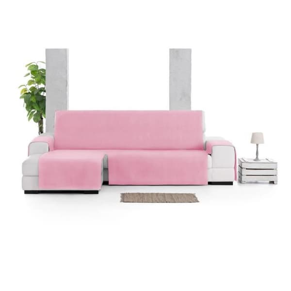 Hörnsofföverdrag 290cm vänster framifrån Levante färg 02-rosa