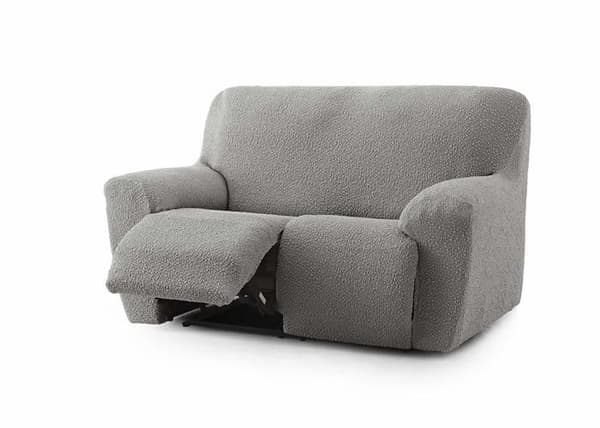 Eysa sofföverdrag - F939176 - 3D sofföverdrag, ljusgrå, 3 sits