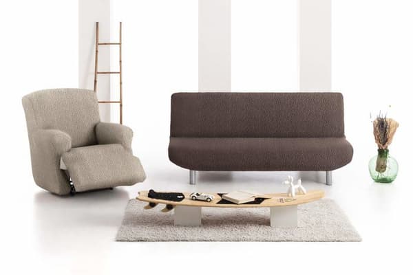 Eysa sofföverdrag - F731076CC - 3D sofföverdrag, Grigio Chiaro, 3 sits